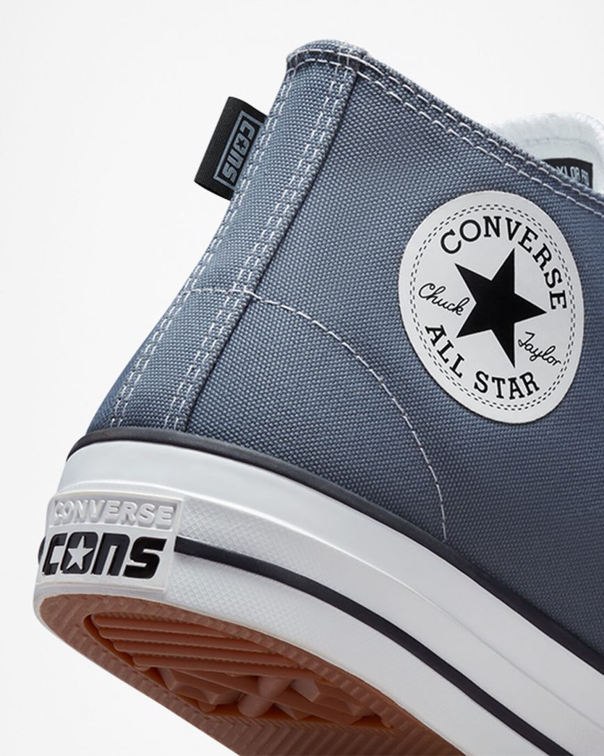 Skate Topanky Converse CONS Chuck Taylor All Star Pro Damske Siva Biele Čierne | SK OCDSI6